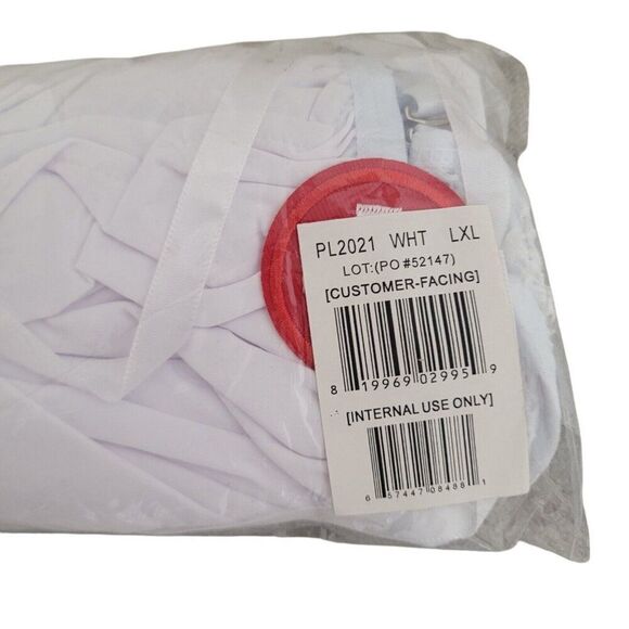 Love Hurts‎ L/XL Nurse Costume Set Hat Teddy Garter Skirt & Panty White Lingerie - Picture 10 of 13